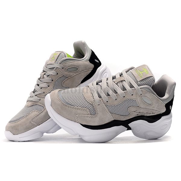 

us 6.5 eur 37 treeperi fashion chunky 4.0 reflective running shoes grey metallic silver men women sports sneakers