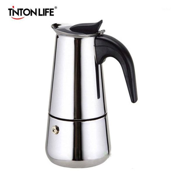 

coffee roasters tinton life 2/4/6/9 cups stainless steel moka espre sso latte percolator stove maker pot1