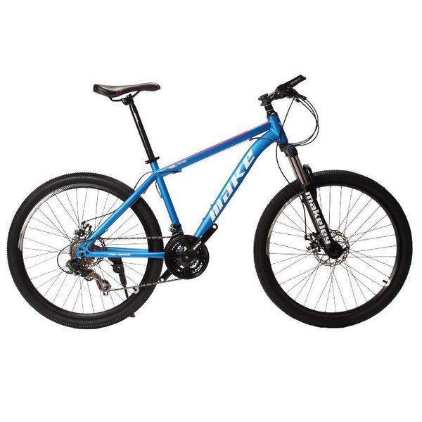 

bikes make mountain bike steel frame 24 speed 26" wheel mechanical disc brakes