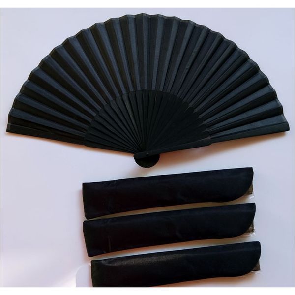 

chinese style black vintage hand fan folding fans dance wedding party favor chinese style inexpensive f wmtjff