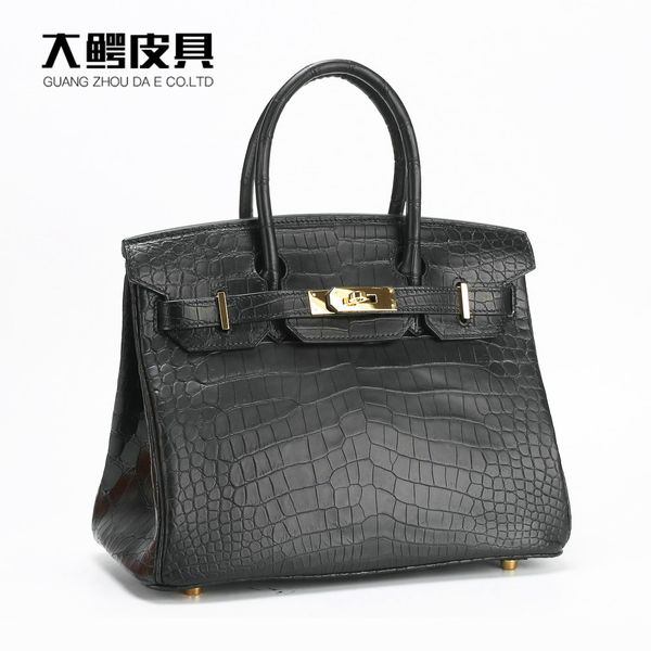

the same is made of crocodile skin, women's bag, leather handbag and lady's bag