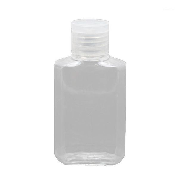 

5pcs 60ml empty hand sanitizer dispenser travel size flip cap reusable bottles1