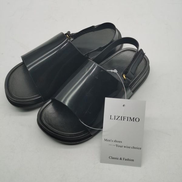 

first walkers lizifimo toddler summer slides with strap open toe pvc soles non-slip house shoes
