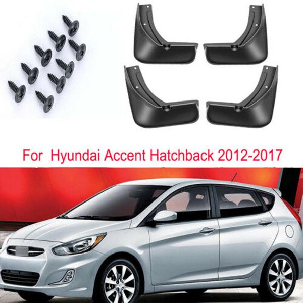 

mudguard mud splash guard fender mudflap for hyundai accent hatchback 2012-2017