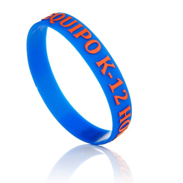 

factoryzxeejelly band embossed wrist printing custom silicone bracelets with pantone number promotional sports bracelet whole, Black
