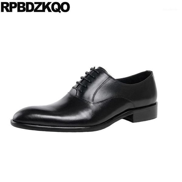 

dress shoes cow leather european real brand italy luxury pointed toe italian black runway wedding party men oxfords genuine1