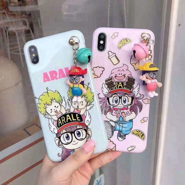 

bgrfarale vip cartoon case, japan arale 3d dign case, suitable for vip 7, 8, 6, 6s plus, xr, x, xs, maxswza
