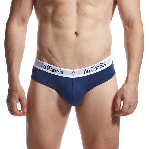 

3Pieces/Lot Men Underwear Sexy Briefs Breathable Cotton Cueca Masculina Male Panties Ropa Interior Hombre Slip, Beige