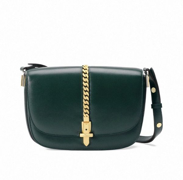 

sylvie black 2022 new 1969 saddle python pattern bag metal golden chain buckle textured leather one shoulder messenger bag double g wallet 5
