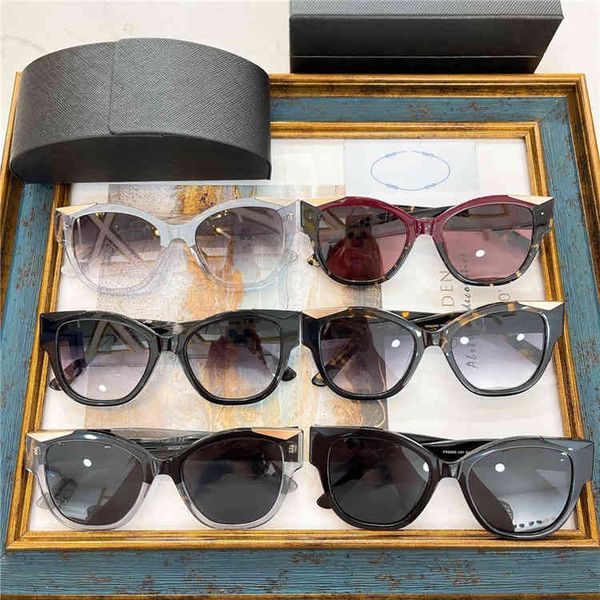 

2022 factory wholesale family's fashion box cat's eye sunglasses star, White;black