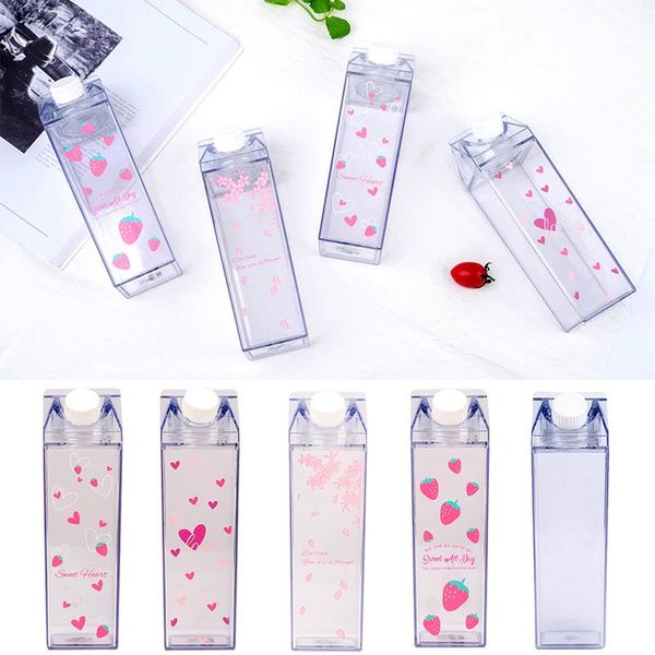 

storage bottles & jars breast leakproof milk carton cup water drinkware outdoor tour camping kitchen transparent