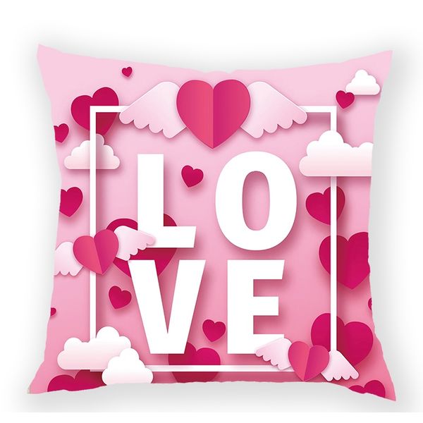 

валентина любовь пара наволочка буква мистера и миссис подушка подушка на воздушном шаре кровать подушки чехлы для домашнего свадебного укра