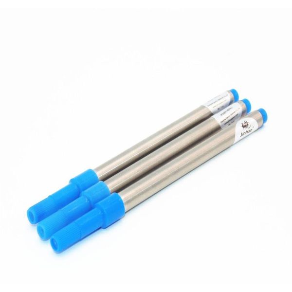 

wholesale-3pcs jinhao blue spiral ink refill rollerball pen refill nib jllkmb outbag2007, Black;red