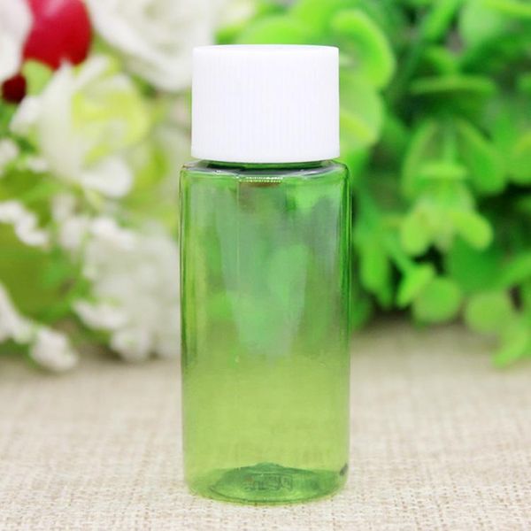 

15 мл пустой пластиковой бутылки с водой косметический косметический макияж эфирным маслом духов. образец проездной упаковки синий зеленый к