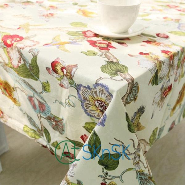 

table cloth 2021 factory direct cotton double-double dimensional printing tablecloths linen tablecloth restaurant suit whole