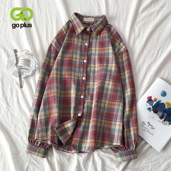 

spring women's blouse shirt vintage plaid red turn-down collar long sleeve blusas womens and blouses ropa mujer1, White