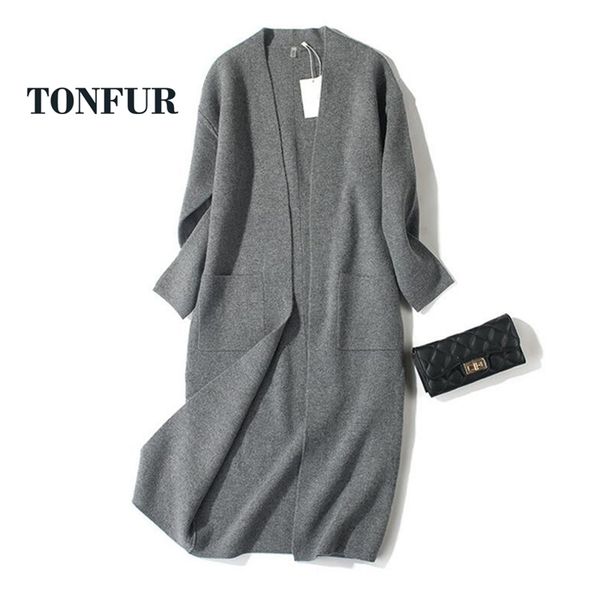 

formal fitted open stitch women new arrival sweaters real cashmere blend cardigans for spring autumn tsr197 201128, White;black