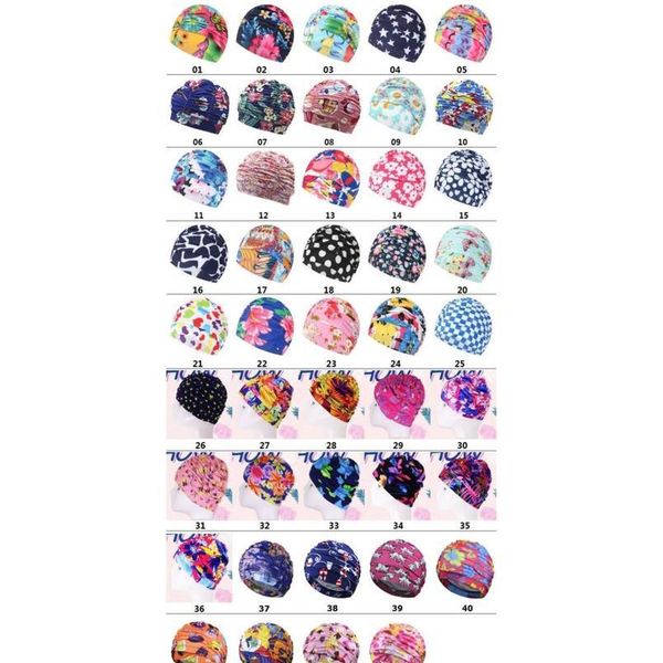 

women swimming cap girl long hair bathing swimming caps hat stretch drape swim pool sport elastic nylon turban fo bbyqbs