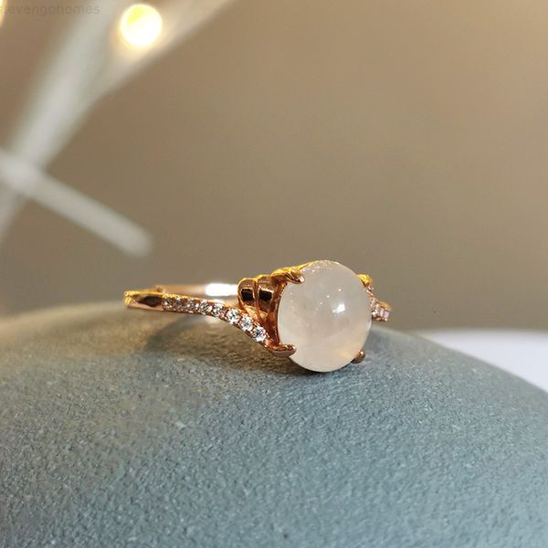 

rose ring (silver plated with jade gold) egg, Golden;silver