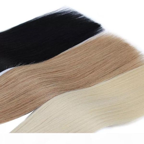 

vmae new arrival 14 26 inches straight brazilian micro ring loop hair extensions 1g strand micro loop hair extensions 1b 613 all colors, Black