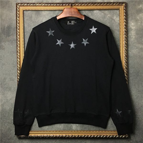 

men luxury designer fleece hooded sweatshirts hip hop casual hoodies streetwear fashion women hoodie dy5347 l0aw, Black