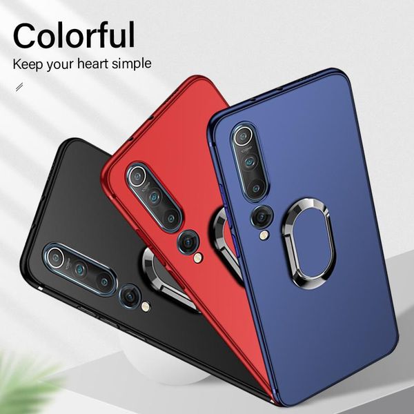 

ultra-thin magnetic holder silicone phone case for xiaomi mi 10 9 8 lite t pro redmi note 10 8 7 6 5 wmtpdv