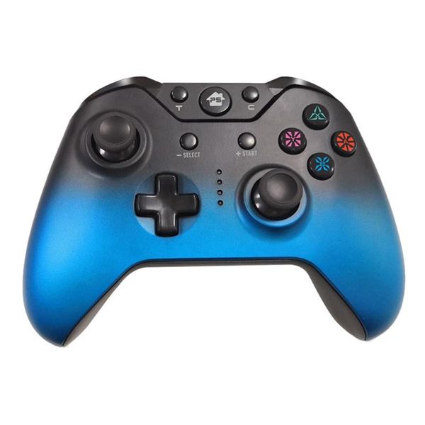 

wireless gaming controller gamepad with dual vibration, gradual color effect for switch,ps3,pc,pc360,android etc