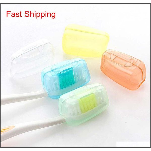 

useful 1set/5pcs travel camping protect toothbrush head cleaner cov qyltys homes2011