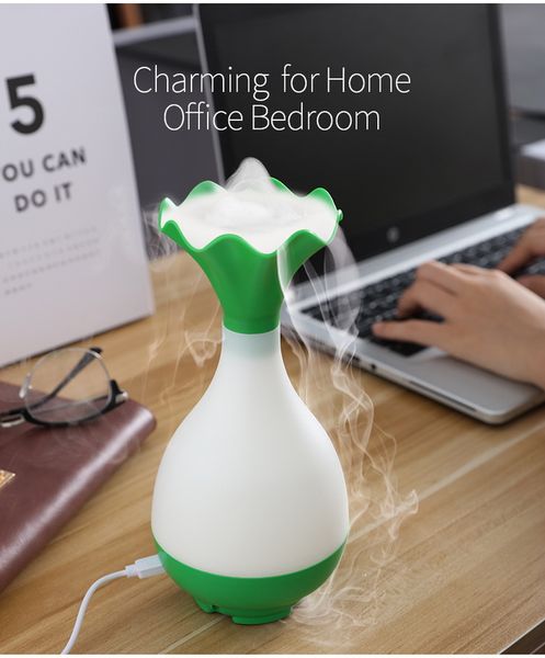 

usb air humidifier ultrasonic aromatherapy essential oil aroma diffuser with led night light mist purifier atomizer for home