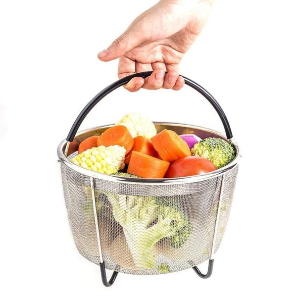 

accessories 6 qt steam basket for instapot pressure cooker, kitchen