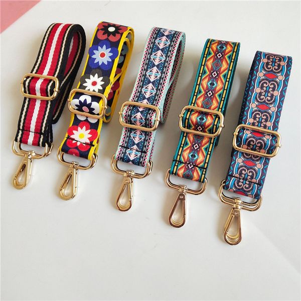 

ремешок с рисунком этнического стиля регулированный длинный плечевой ремень и универсальный ремешок для одежды можно расширить и облегчить, Black