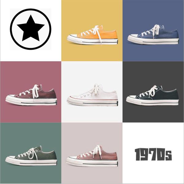 

fashion men 1970s canvas shoes women classic student sport boots 1970 casual shoes athletic training sneakers, Black
