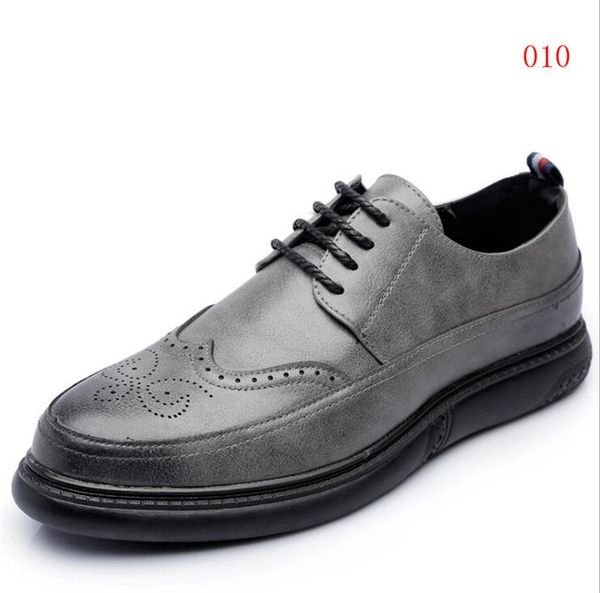 

bloch real leather cowhide men casual shoes luxury designer oxford outdoors casual wedding party dress shoes c16, Black