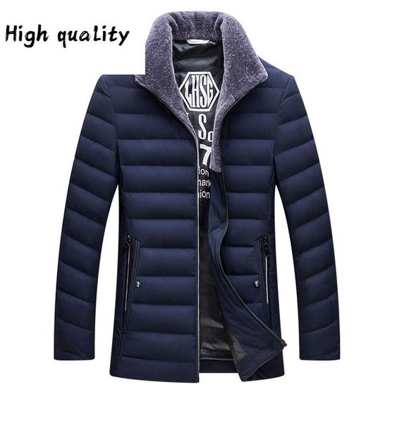 

fashion 2020 winter jacket men warm male coat white duck down jackets mens thick parkas jaqueta masculina inverno, Black