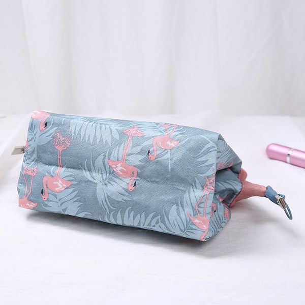 

высокая емкость женщин макияж сумки портативный косметический чехол путешествия напечатанный макияж организатор для хранения чехол туалетная