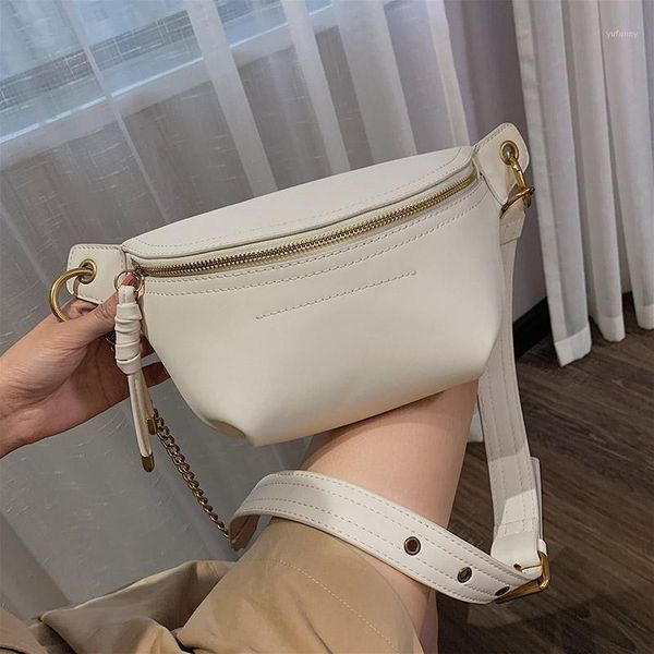 

waist bags 2021 women's bag pack fashion pocket belt large capacity leather chest packs phone traveling shoulder bags1