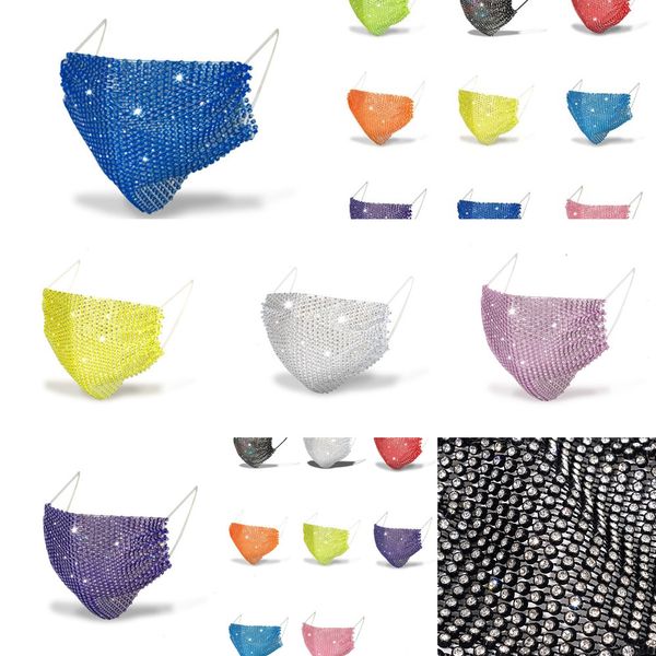 

mask face dustproof pu breathe unsiex diamond leather masks fashion print men women mouth-muffle washable outd