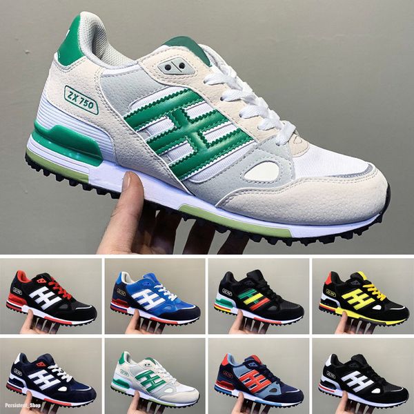 

men women sports outdoors shoes zx75 skateboarding zx 75 official luxury designer running sneakers breathable, White;red