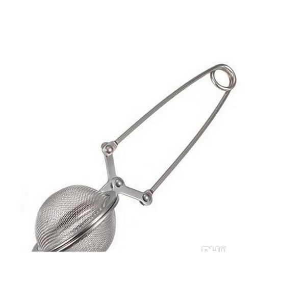 

wholesale loose spring stainless steel spoon tea mesh ball infuser filter teaspoon squeeze strainer wedding favor g jllapk dhsybaby