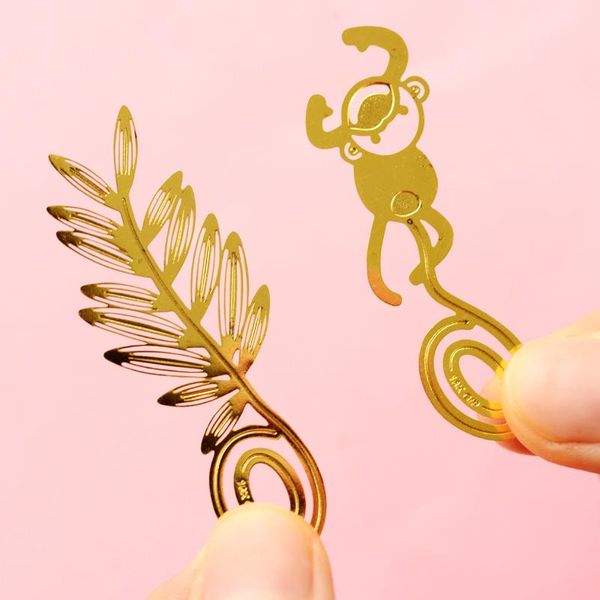 

2x cute kawaii metal elegant bookmark mini mini book hworm cliper marker page канцтовары студенческая школьная школа office support h byhtv
