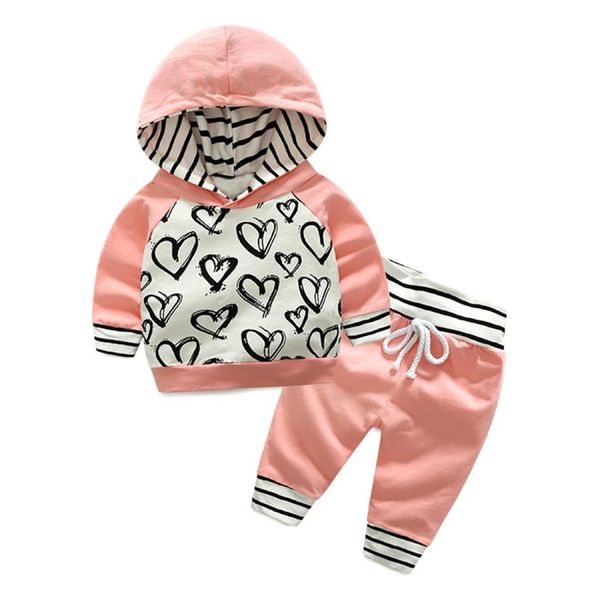 

boys and girls sweater suits printed love children cotton hoodies size100cm, Black;white
