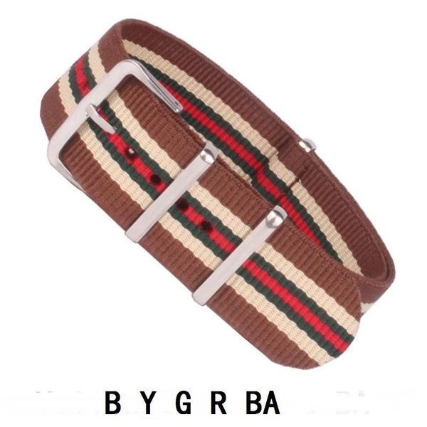 

вешалка для часов 18 мм случайные женщины мужчины браслет нато часы ремень ремень ремень нейлон тканый волокна пряжка часов 16 18 20 22 jllm