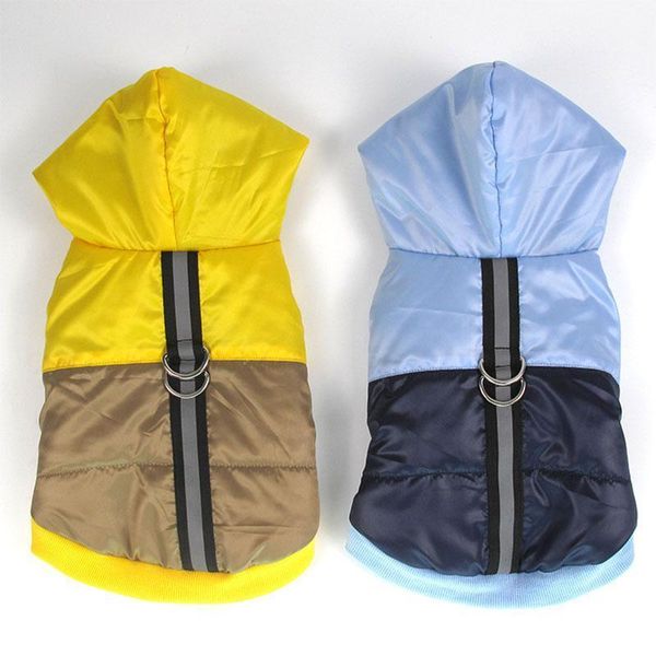 

new autumn and winter dog clothes pet warm down vest fashion jacket waterproof coat hooded clothing dogs clothes outfit dc6151