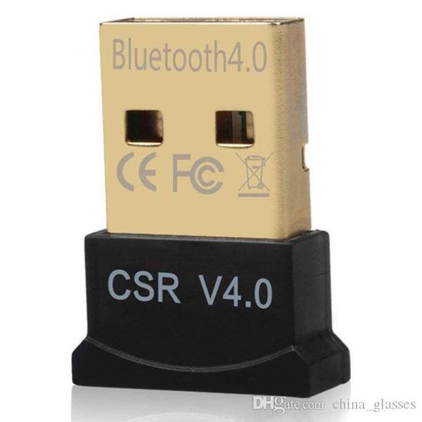 

50pcs usb bluetooth adapter 4.0 audio receiver csr4.0 transmitter support win7 win8 win10 headset mouse keyboard fax machine printer
