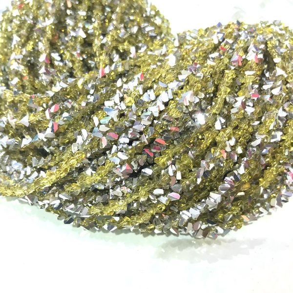 

yanqi 4mm 150pcs triangle crystal beads colour crystal glass beads for jewelry making diy earring necklace wmtnzl