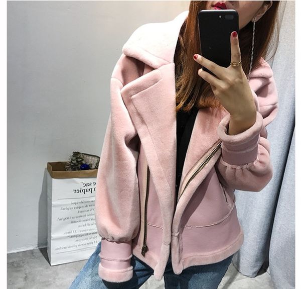 

2021 new warm of plutonium padded women's leather female winter jacket green jackets plus size shelter mujer 85d7, Black