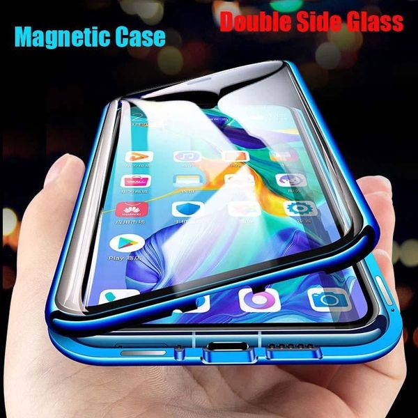 

magnetic metal case for samsung galaxy s20 plus ultra m31 a11 a31 a91 a51 a71 a50 a70 s8 s9 s10 note h wmtndh
