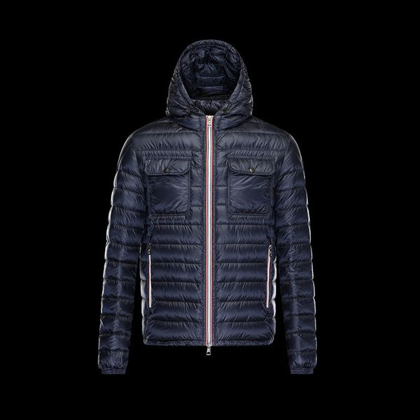 

2020 winter mens down jacket lightweight warmth anorak with cock animal nylon fabric france fashion style short hoodie coat q1217, Black