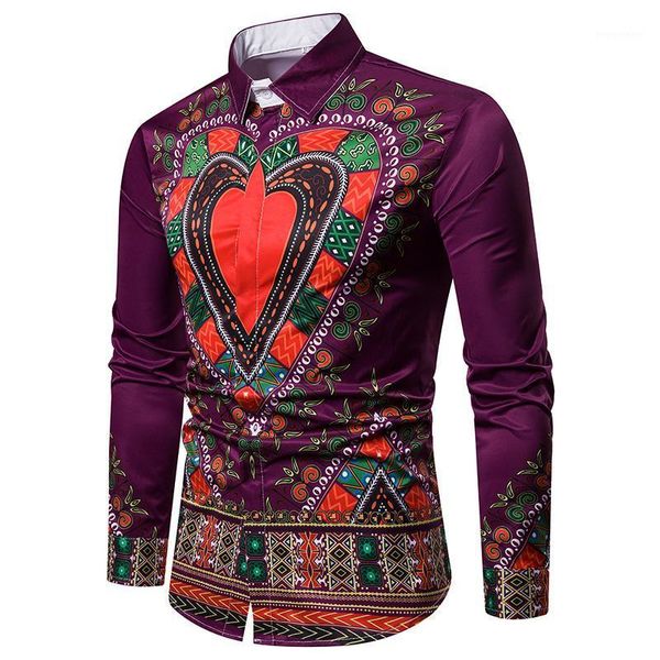 

lapel blouse men love picture long sleeve shirt mens clothing men shirt slim purple red green1, White;black