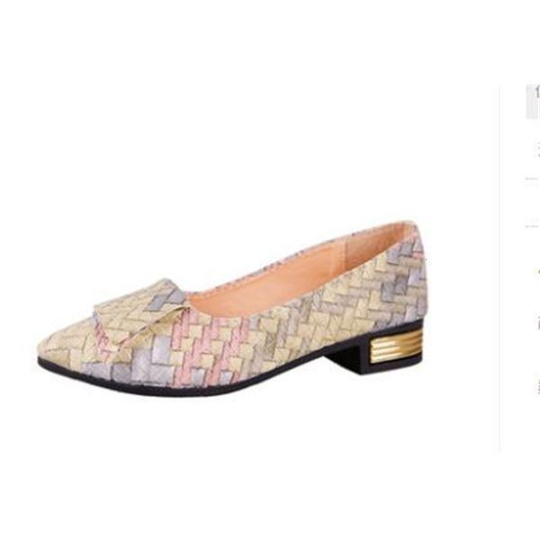 

2021 women's shoes in spring and autumn new style low heel pointed end @71 ihng, Black